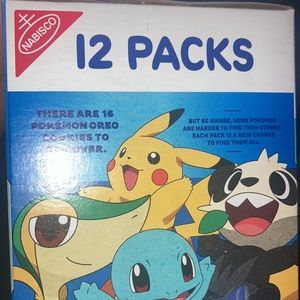 Pokémon x Oreo 12 pack Box Sealed